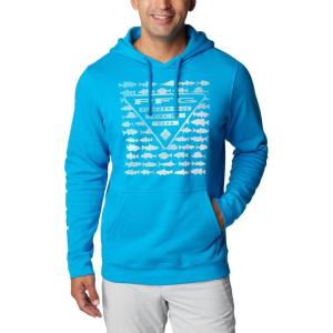 imageColumbia Mens PFG Elements HoodiePool  Opal Blue Gradient