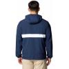 imageColumbia Mens Spire Valley Hooded WindbreakerCollegiate NavyWhite