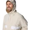imageColumbia Mens Spire Valley Hooded WindbreakerDark StoneWhite