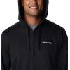 imageColumbia Mens Trek Full Zip HoodieBlackCsc Sleeve Logo