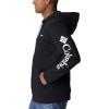 imageColumbia Mens Trek Full Zip HoodieBlackCsc Sleeve Logo