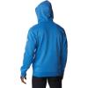 imageColumbia Mens Trek Full Zip HoodieBright Indigo HeatherCsc Sleeve Logo