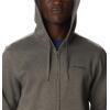 imageColumbia Mens Trek Full Zip HoodieCharcoal HeatherCsc Sleeve Logo