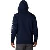 imageColumbia Mens Trek Full Zip HoodieCollegiate NavyCsc Sleeve Logo