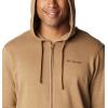 imageColumbia Mens Trek Full Zip HoodieDelta HeatherCsc Sleeve Logo