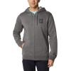 imageColumbia Mens Trek Full Zip HoodieGreycharcoal Heather