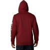 imageColumbia Mens Trek Full Zip HoodieRed Jasper