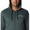 imageColumbia Mens Trek Full Zip HoodieSpruce HeatherArched Brand Logo