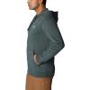 imageColumbia Mens Trek Full Zip HoodieSpruce HeatherArched Brand Logo