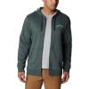 imageColumbia Mens Trek Full Zip HoodieSpruce HeatherArched Brand Logo