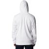 imageColumbia Mens Trek Full Zip HoodieWhiteCsc Sleeve Logo