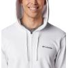 imageColumbia Mens Trek Full Zip HoodieWhiteCsc Sleeve Logo
