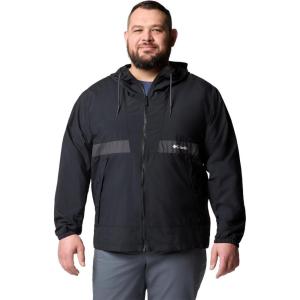 imageColumbia Mens Spire Valley Hooded WindbreakerBlackShark