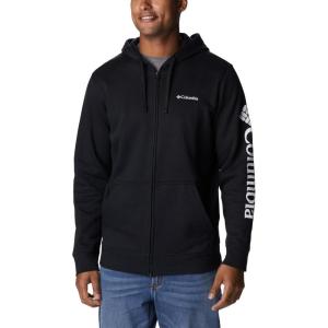 imageColumbia Mens Trek Full Zip Hoodie2024 BlackCsc Sleeve Logo