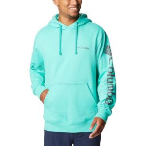 imageColumbia Mens Viewmont Ii Sleeve Graphic HoodieElectric Turquoise