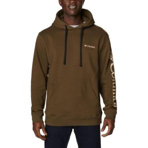 imageColumbia Mens Viewmont Ii Sleeve Graphic HoodieOlive GreenAncient Fossil