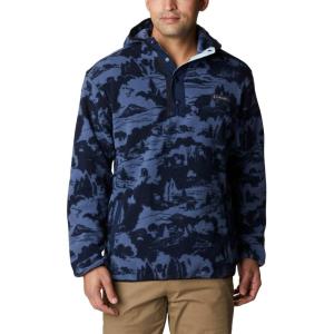 imageColumbia Mens Helvetia HoodieCollegiate Navy Roasted Print