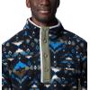 imageColumbia Mens Helvetia Half Snap FleeceBright Indigo Rocky Mountain Print