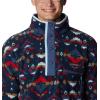 imageColumbia Mens Helvetia Half Snap FleeceDark Mountain Rocky Mountain Print