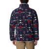 imageColumbia Mens Helvetia Half Snap FleeceDark Mountain Rocky Mountain Print