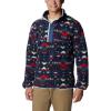 imageColumbia Mens Helvetia Half Snap FleeceDark Mountain Rocky Mountain Print
