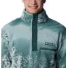 imageColumbia Mens Helvetia Half Snap FleeceNight Wave Solar Ski Print