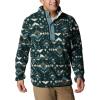 imageColumbia Mens Helvetia Half Snap FleeceSpruce Rocky Mountain Print