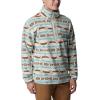 imageColumbia Mens Helvetia Half Snap FleeceStone Blue Checkered Peaks Multi
