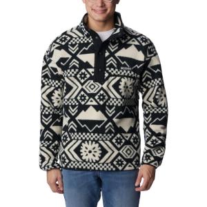 imageColumbia Mens Helvetia Half Snap FleeceBlack Checkered Peaks Tonal