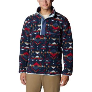 imageColumbia Mens Helvetia Half Snap FleeceDark Mountain Rocky Mountain Print