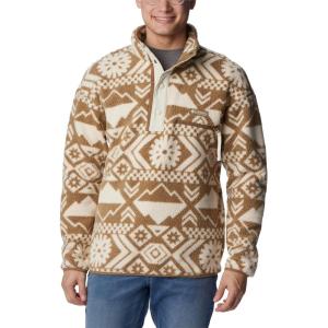 imageColumbia Mens Helvetia Half Snap FleeceDelta Checkered Peaks Tonal