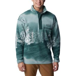 imageColumbia Mens Helvetia Half Snap FleeceNight Wave Solar Ski Print