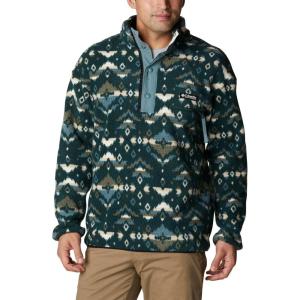 imageColumbia Mens Helvetia Half Snap FleeceSpruce Rocky Mountain Print