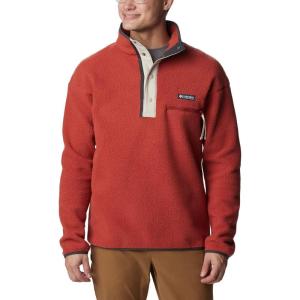 imageColumbia Mens Helvetia Half Snap FleeceWarp Red