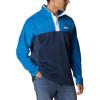imageColumbia Mens Steens Mountain Half Snap Pullover JacketBright IndigoCollegiate NavyWhite