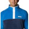 imageColumbia Mens Steens Mountain Half Snap Pullover JacketBright IndigoCollegiate NavyWhite