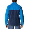 imageColumbia Mens Steens Mountain Half Snap Pullover JacketBright IndigoCollegiate NavyWhite