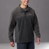 imageColumbia Mens Steens Mountain Half Snap Pullover JacketCharcoal HeatherShark
