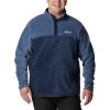 imageColumbia Mens Steens Mountain Half Snap Pullover JacketCollegiate Navy  Dark Mountain