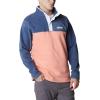 imageColumbia Mens Steens Mountain Half Snap Pullover JacketCoral ReefDark MountainWhite