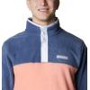 imageColumbia Mens Steens Mountain Half Snap Pullover JacketCoral ReefDark MountainWhite