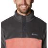 imageColumbia Mens Steens Mountain Half Snap Pullover JacketDark CoralShark