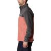 imageColumbia Mens Steens Mountain Half Snap Pullover JacketDark CoralShark