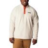 imageColumbia Mens Steens Mountain Half Snap Pullover JacketDark StoneWarp Red