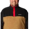 imageColumbia Mens Steens Mountain Half Snap Pullover JacketDeltaBlackMountain Red