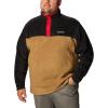 imageColumbia Mens Steens Mountain Half Snap Pullover JacketDeltaBlackMountain Red