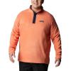 imageColumbia Mens Steens Mountain Half Snap Pullover JacketDesert OrangeCollegiate Navy