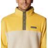 imageColumbia Mens Steens Mountain Half Snap Pullover JacketGolden NuggetAnct FsslStone Green