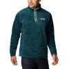 imageColumbia Mens Steens Mountain Half Snap Pullover JacketNight Wave  Metal