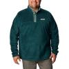 imageColumbia Mens Steens Mountain Half Snap Pullover JacketNight Wave  Metal